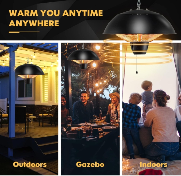 Waterproof heating table IP44